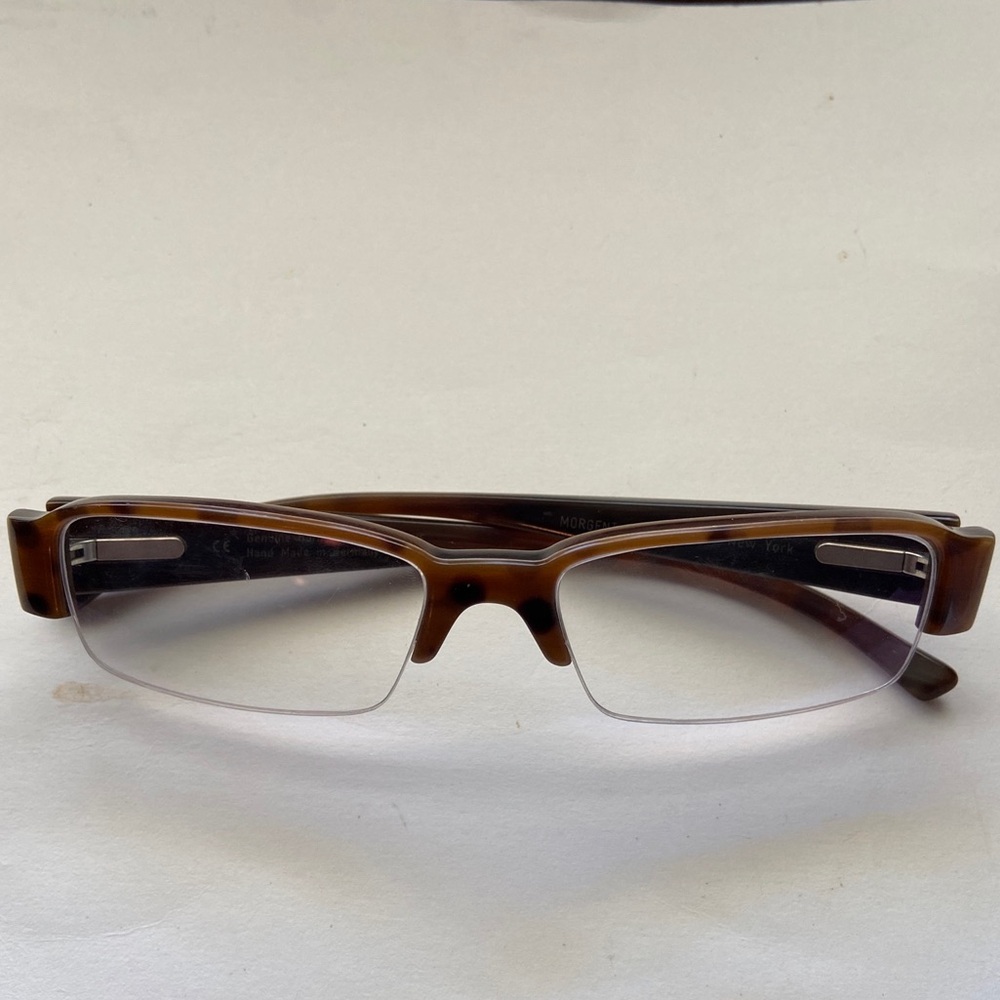 MORGENTHAL FREDERICS TORT GIO 920MF GENUINE BUFFALO HORN OPTICAL FRAME 53-17-140